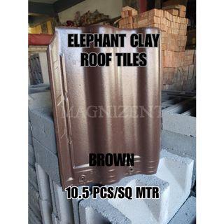 ELEPHANT CLAY ROOF TILES - BROWN