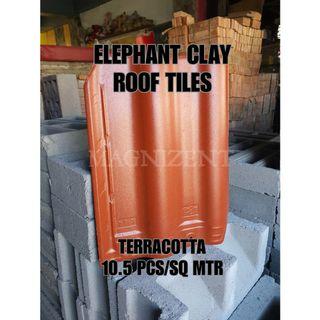 ELEPHANT CLAY ROOF TILES - TERRACOTTA