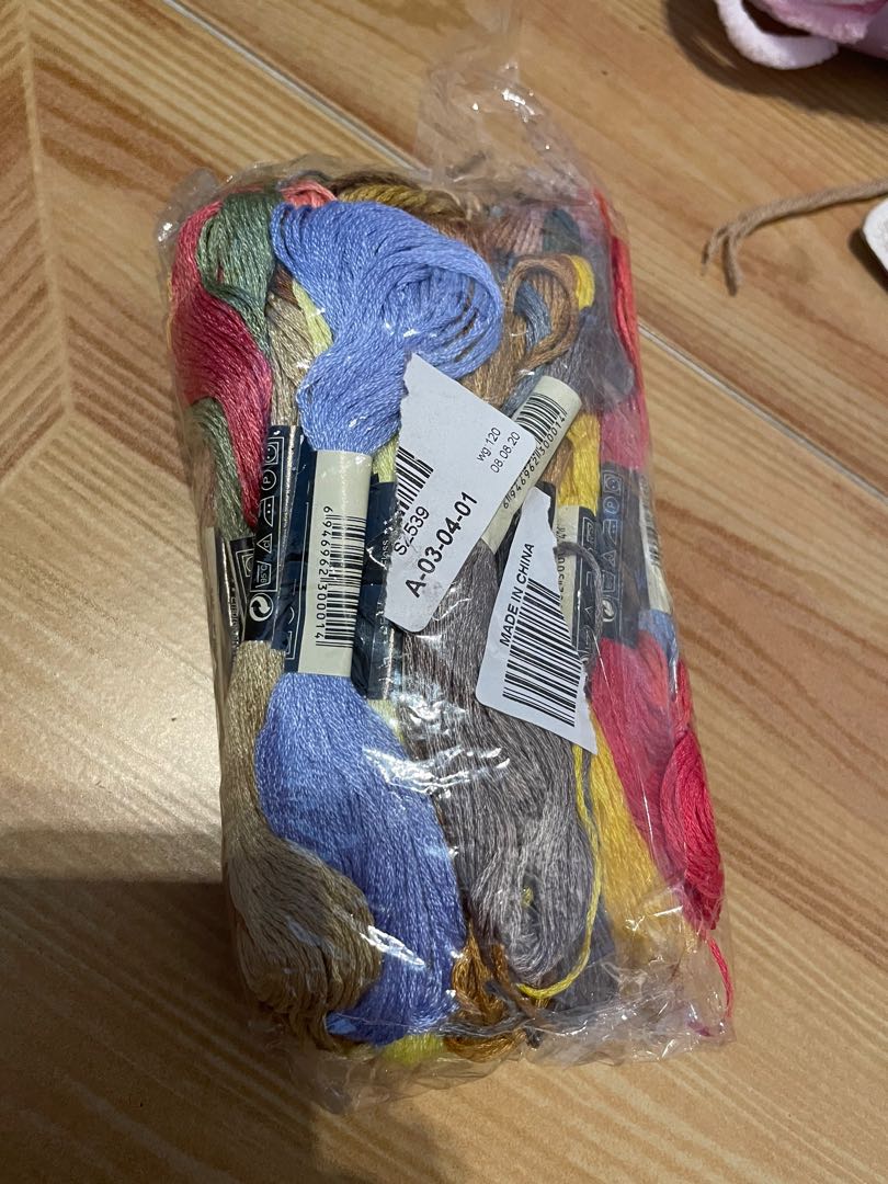 Embroidery threads, Hobbies & Toys, Stationery & Craft, Handmade Craft