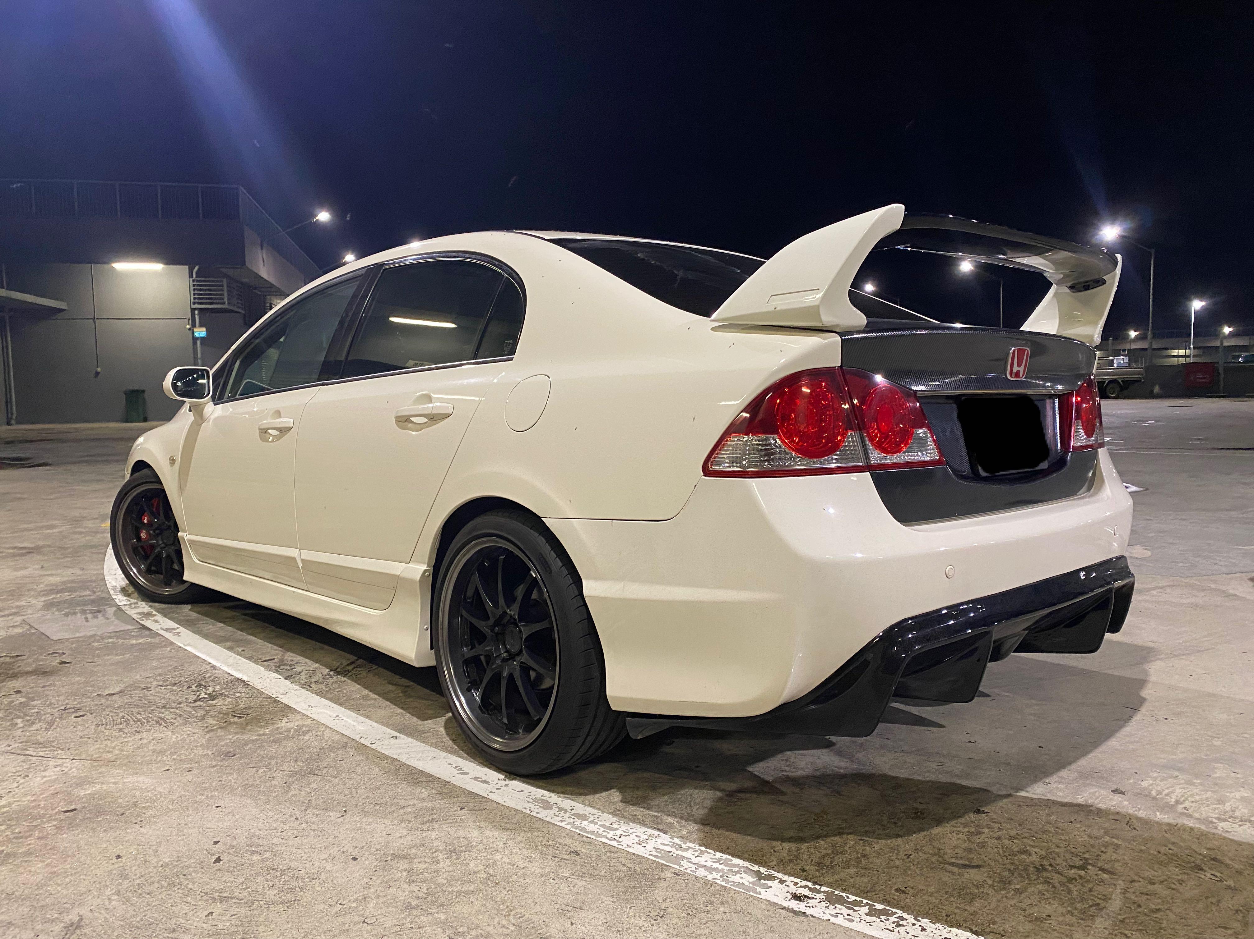 Fibre Feels Diffuser for FD Type R rear bumper Honda Civic FD2 FD2R