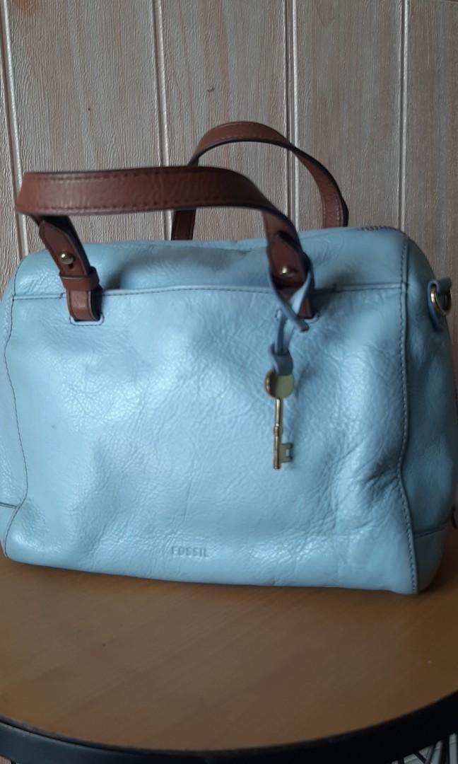 Fossil bag rachel satchel horizon blue 