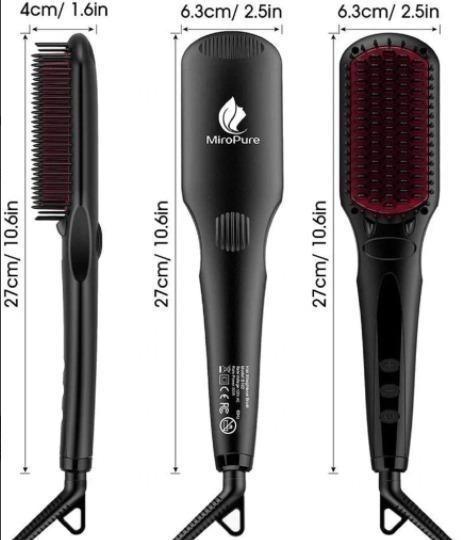 Miropure hair straightener brush warranty 2025