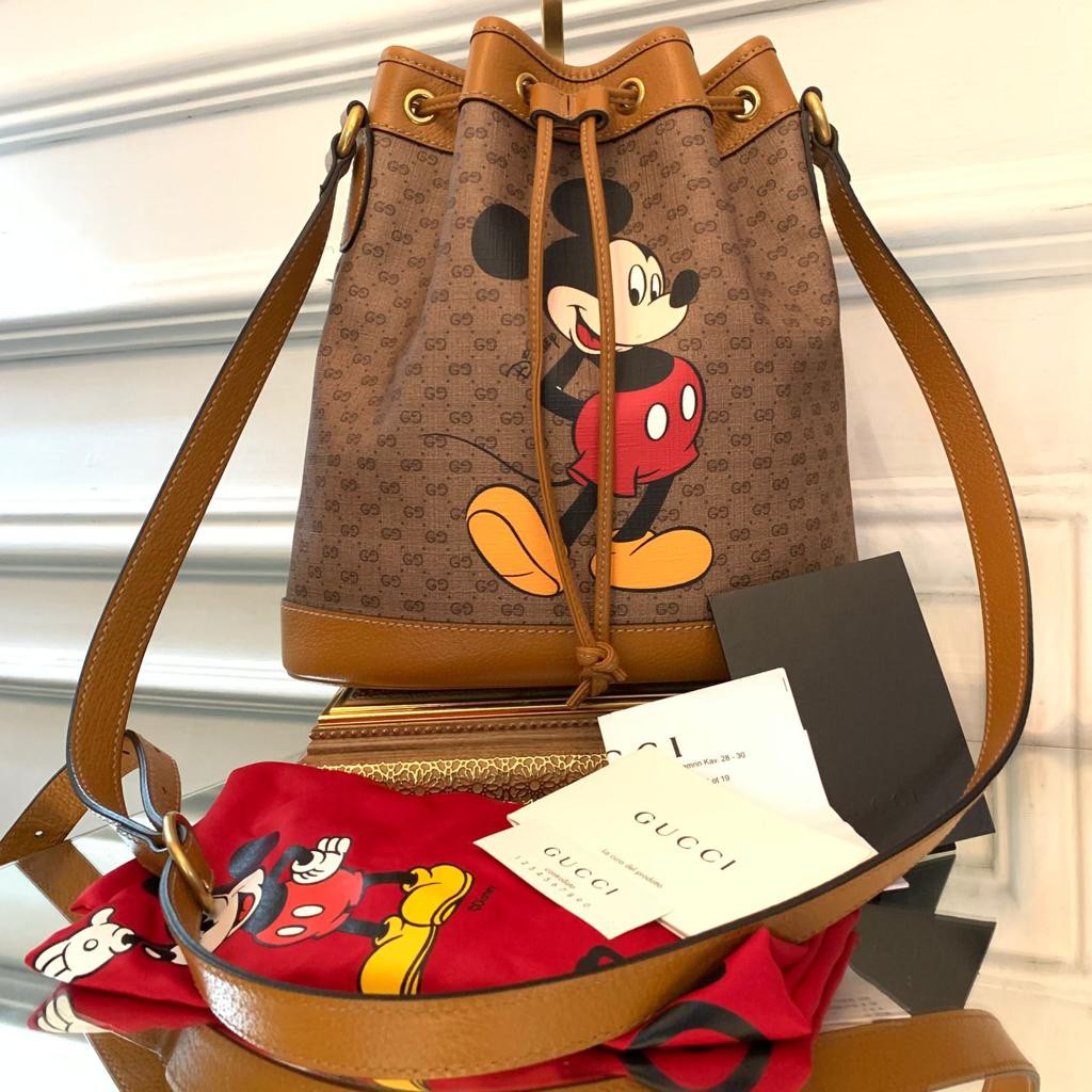 gucci disney bucket bag