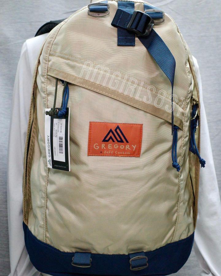 Gregory day pack JC beige/navy, 男裝, 袋, 背包- Carousell