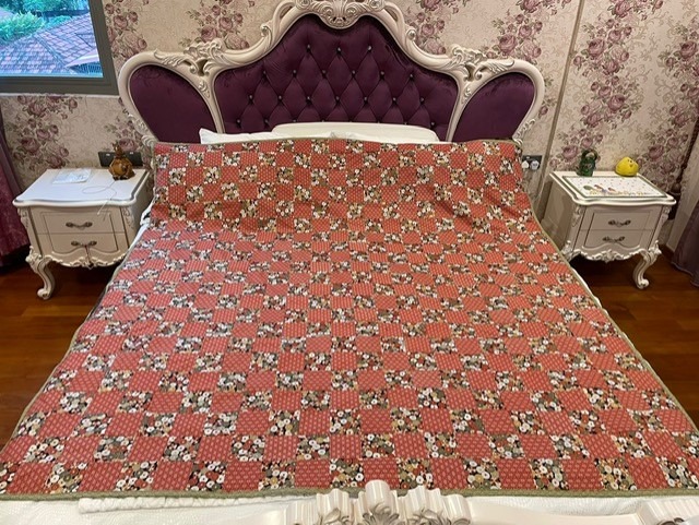 Super King Size Patch Work Blanket, Handmade Super King Size Bed
