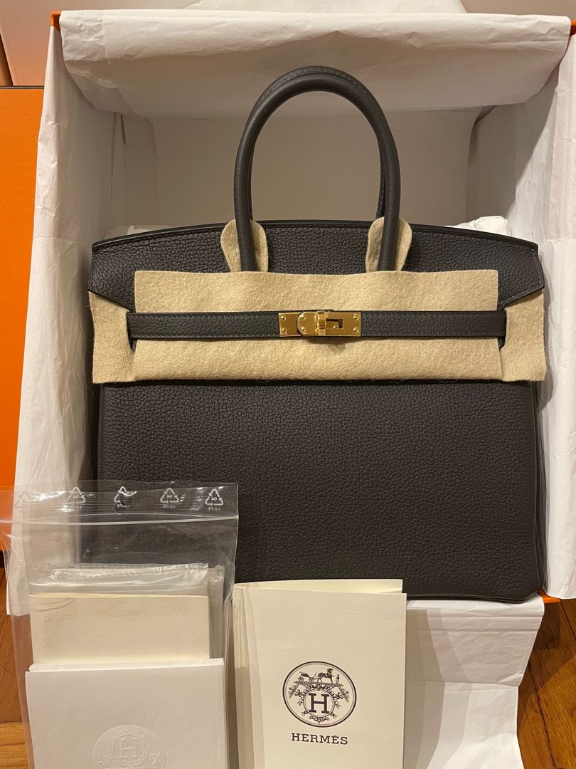 Hermes Brand New Birkin 30, Jaune Ambre in Togo. GHW, Stamp Y, Luxury, Bags  & Wallets on Carousell
