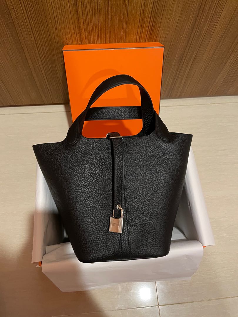 Hermes Picotin 18 Chai Clemence, Luxury, Bags & Wallets on Carousell
