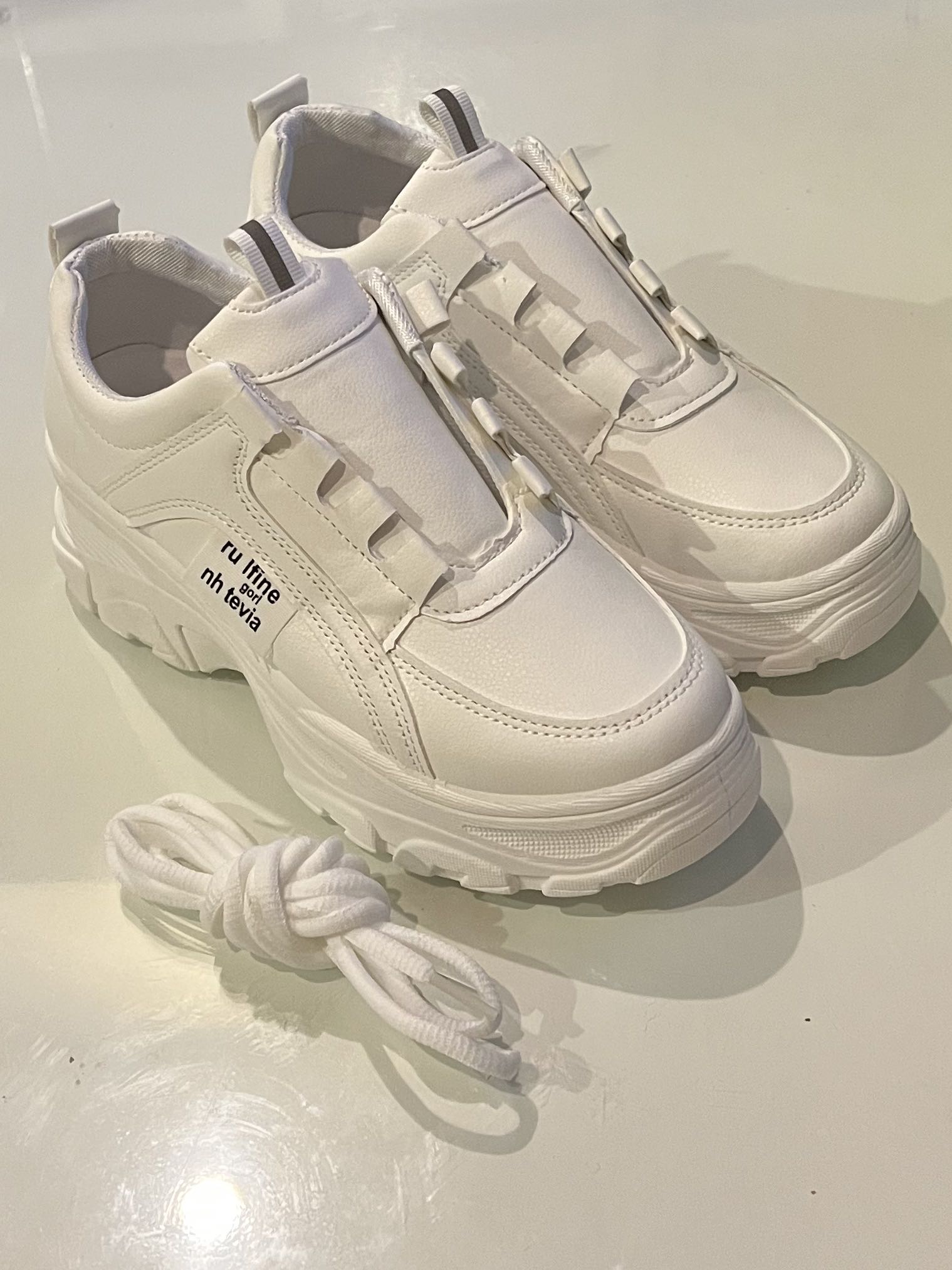 Platform rubber shoes best sale