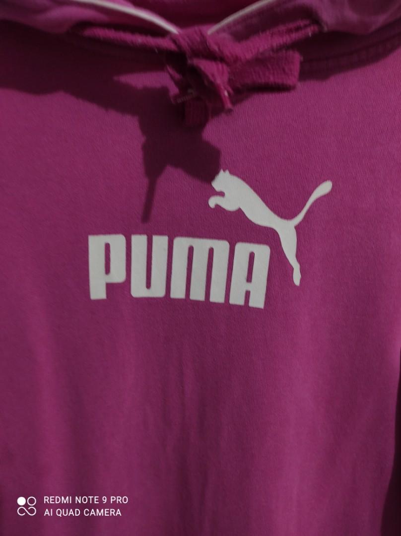 Hoodie Puma pink, Fesyen Wanita, Pakaian Wanita, Baju Luaran di