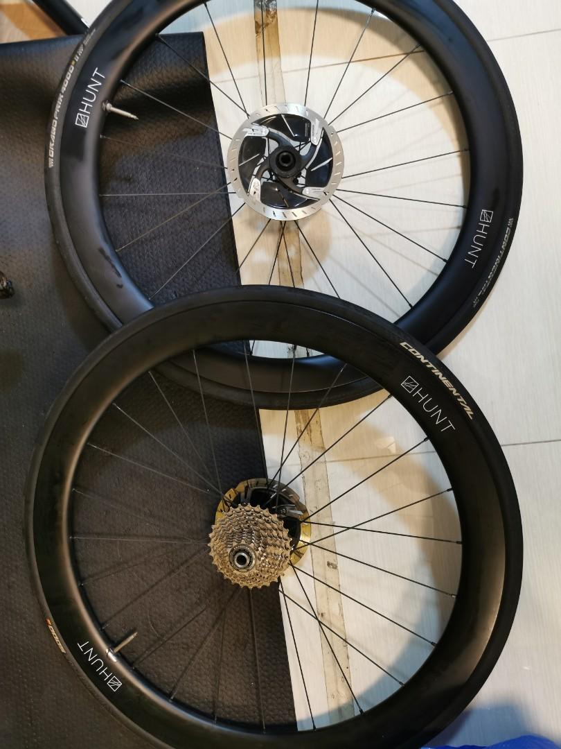 HUNT 50 CARBON AERO DISC WHEELSET, Sports Equipment, Bicycles & Parts, Bicycles on Carousell HUNT 50 CARBON AERO DISC WHEELSET, Sports Equipment, Bicycles & Parts, Bicycles on Carousell