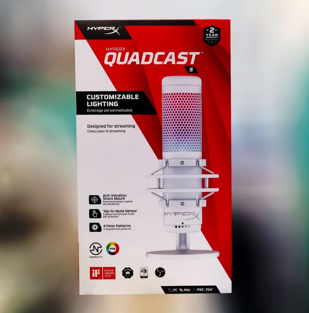 Microphone HyperX QuadCast S / Noir / RGB
