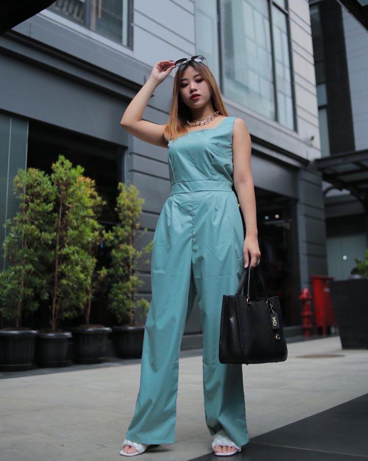 Tiffany store blue jumpsuit