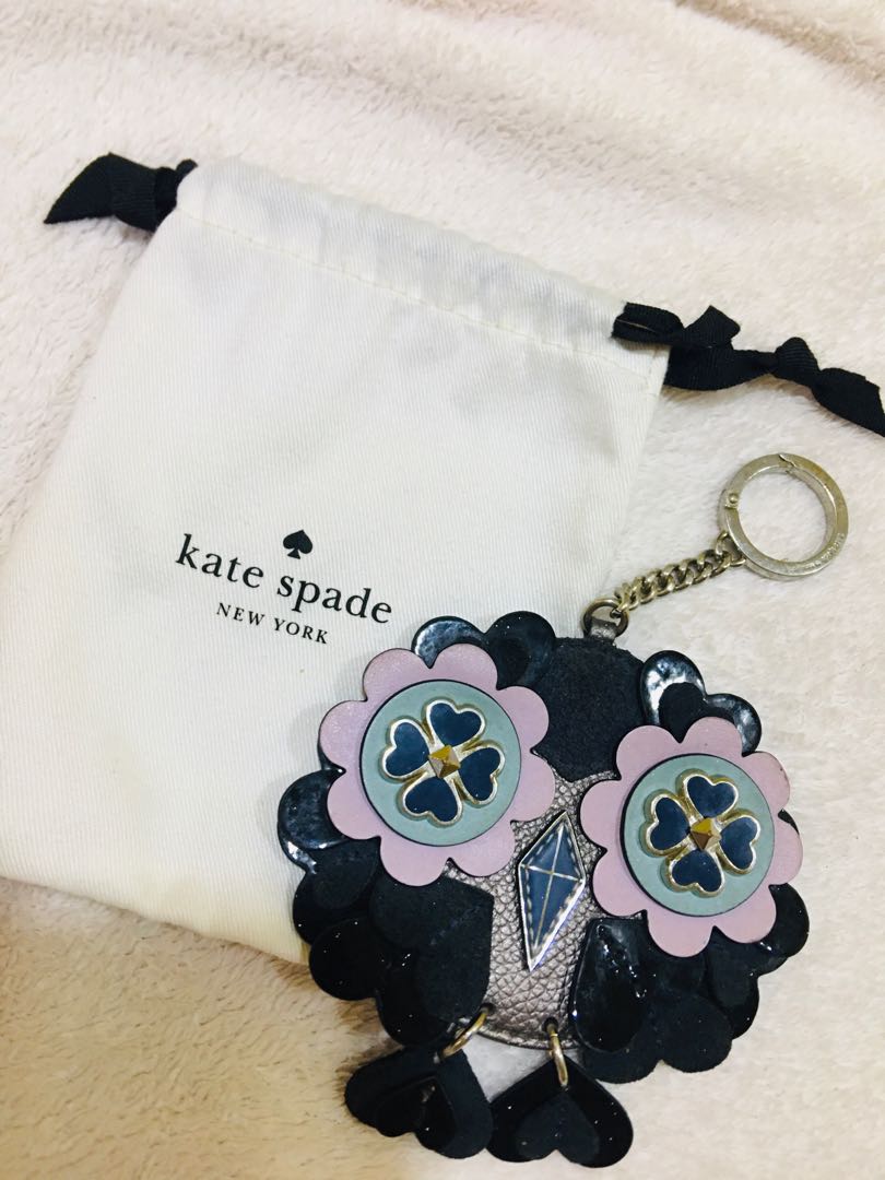 Kate spade cheap owl keychain