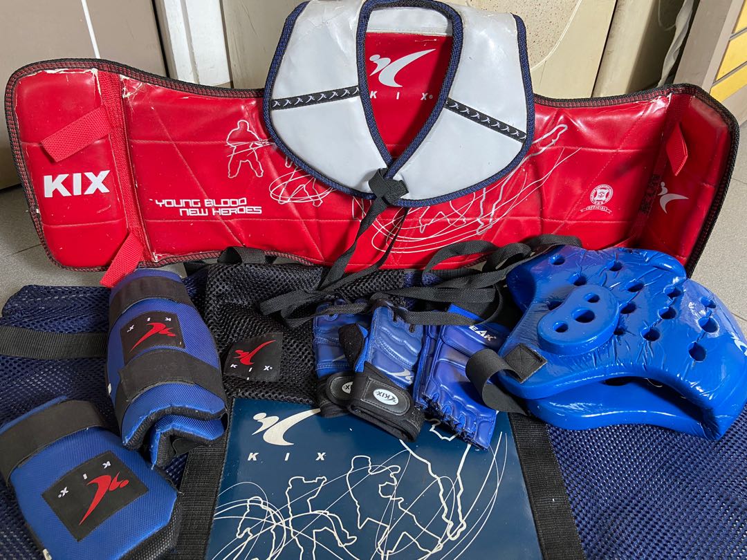 KIX Taekwondo Complete Gear with uniform, Sports Equipment, Sports