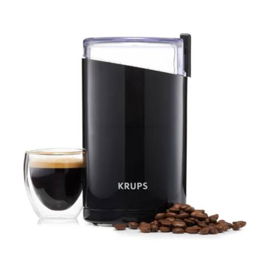 Krups 203 coffee grinder (Category: Coffee Machines & Makers) located in Rizal. Submitted by zaldybanan (Listing ID 1164065701, Image 1). Description: Krups 203 coffee grinder 160 watts *Multi-purpose grinder (best for coffee, wheat and spices), Manual operation, Compact and Handy, 72-gram capacity.