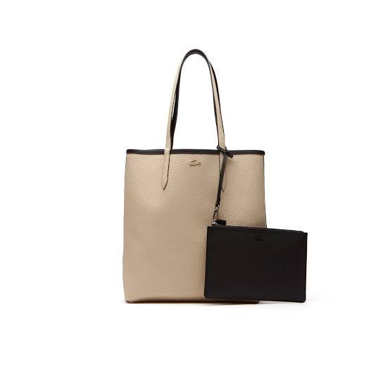 Lacoste Anna Reversible Vertical Bicolour Tote Bag Luxury Bags