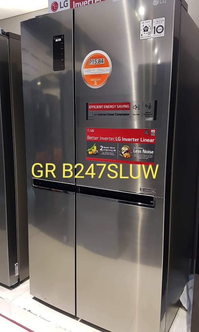 LG Side by Side Refrigerator, TV & Home Appliances, Kitchen Appliances