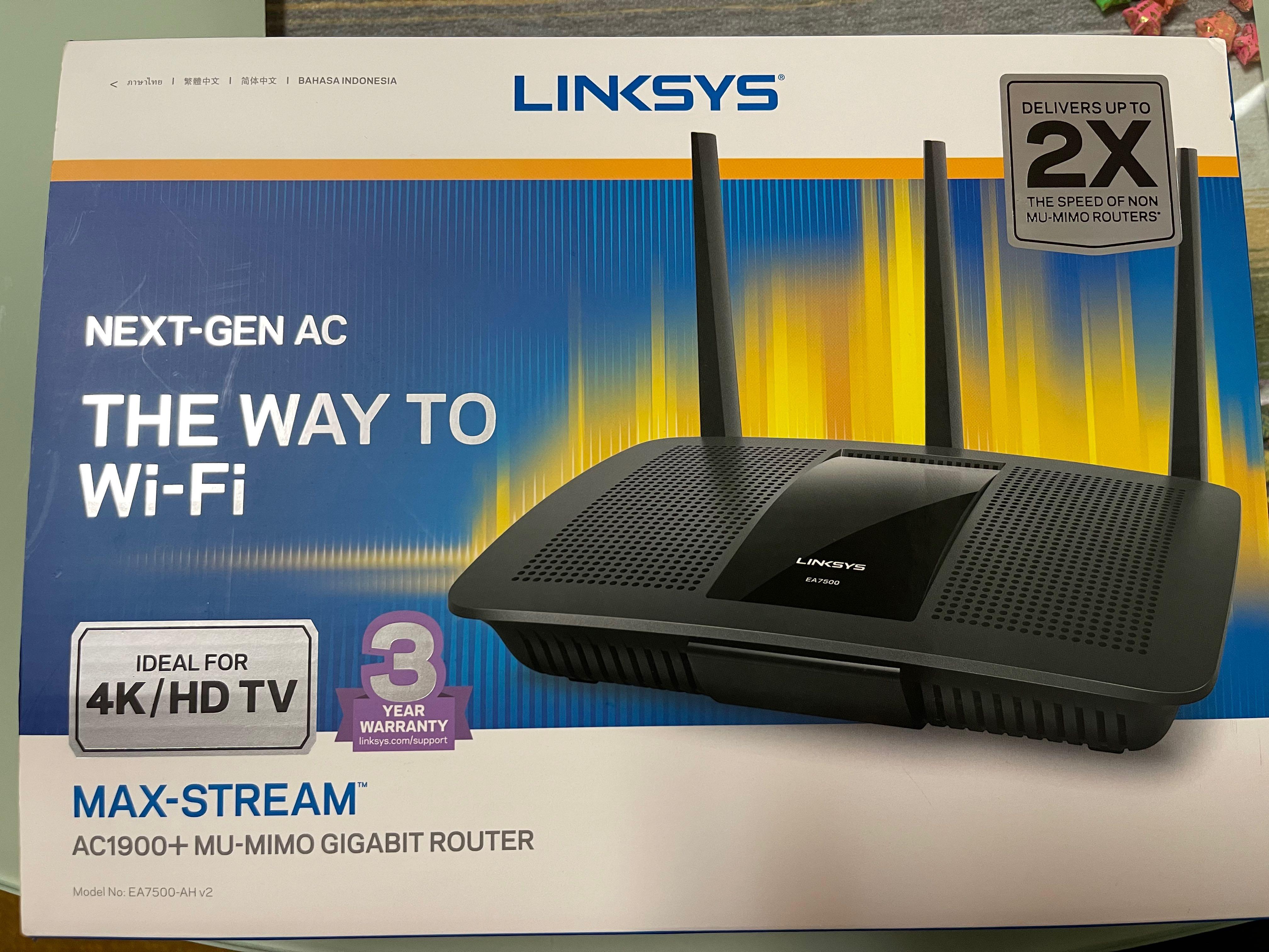 Linksys Router, Computers & Tech, Parts & Accessories, Networking on