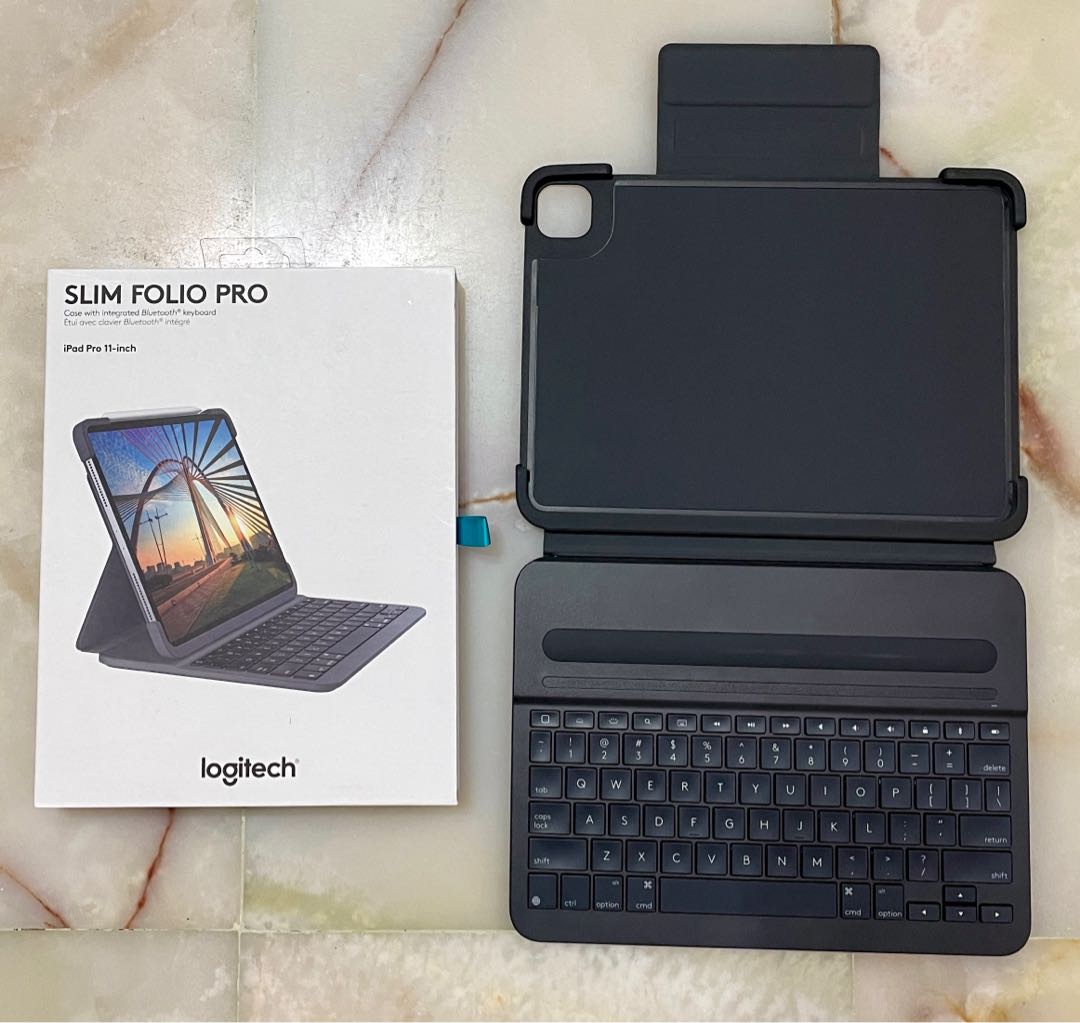 Logitech Slim Folio Pro iPad Pro 11-inch, Mobile Phones & Gadgets ...