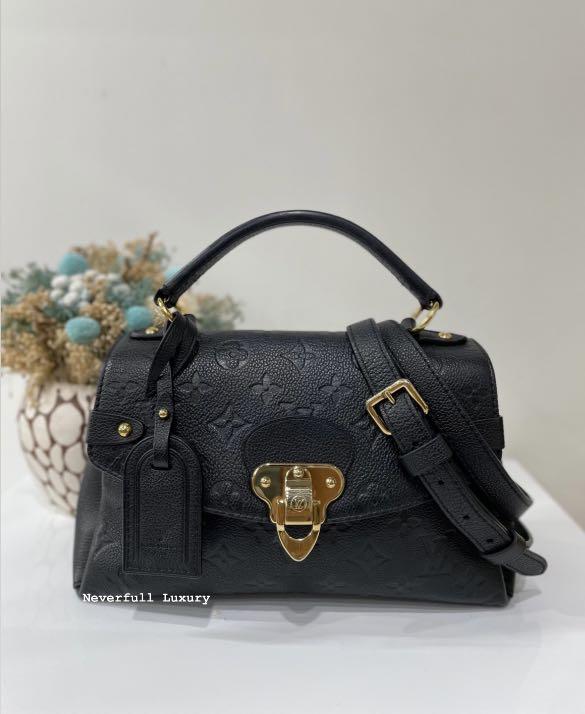 Louis Vuitton Georges BB Noir Empreinte Leather Bag