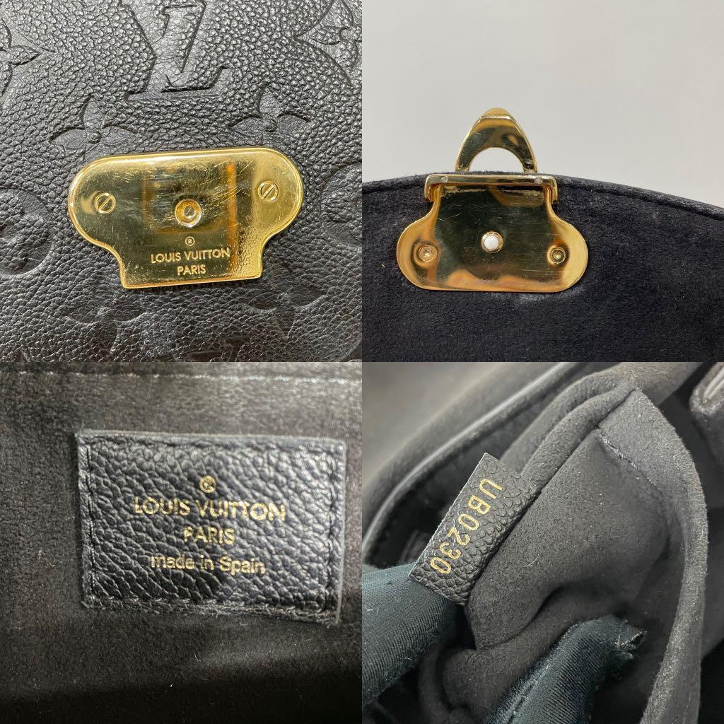 Louis Vuitton Georges BB M53941 Monogram Empreinte Leather Noir