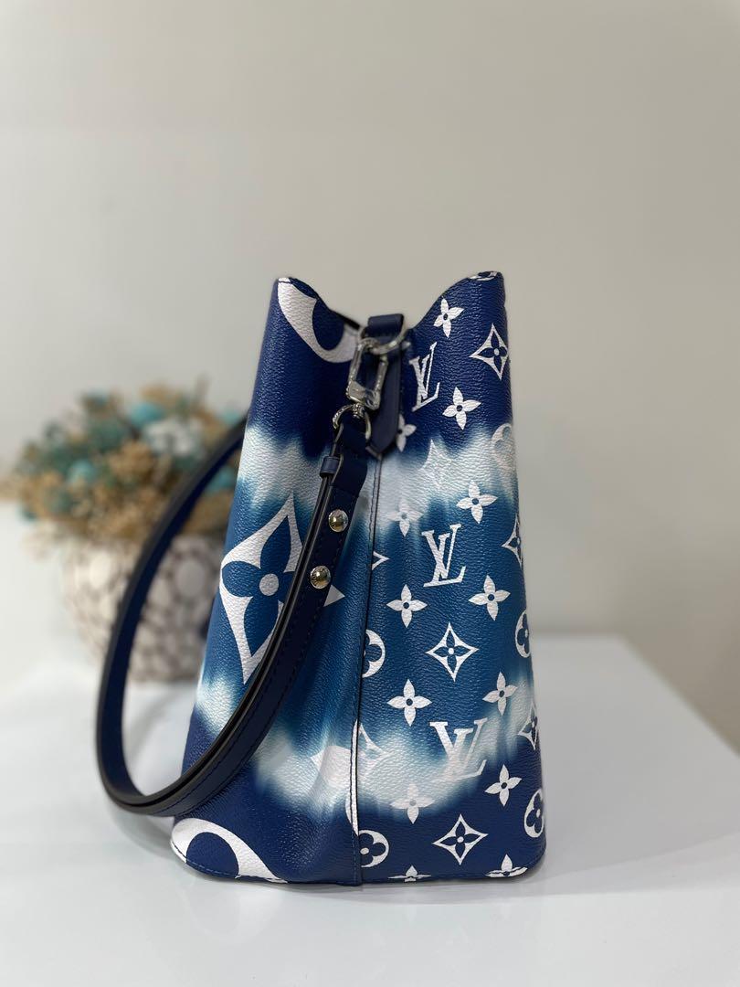 LOUIS VUITTON ESCALE GIANT MONOGRAM BLUE NEO NOE NEONOE DRAWSTRING BAG NEW  TAGS