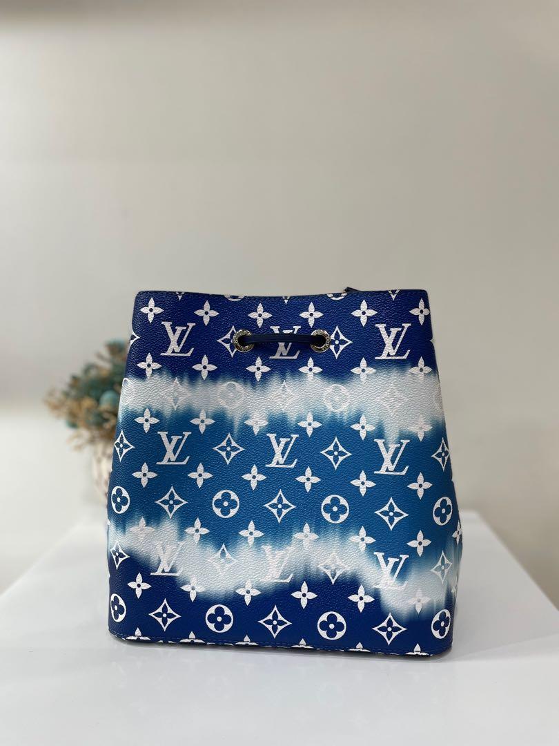 Louis Vuitton Neonoe MM Blue Monogram Escale Bag, Luxury, Bags