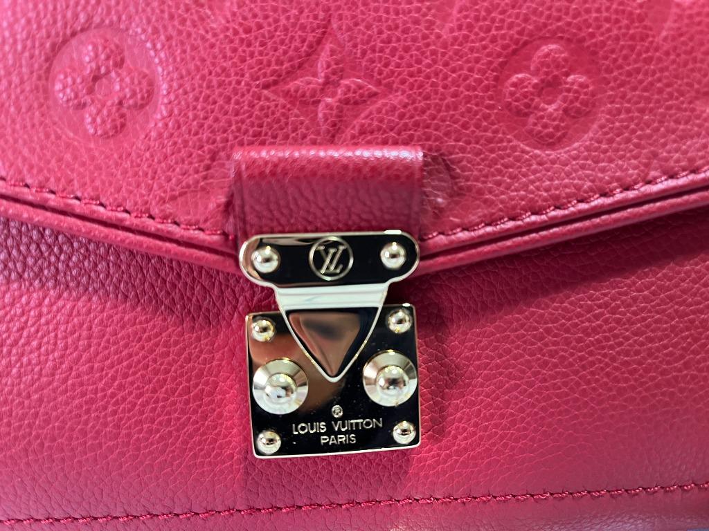 Louis Vuitton Monogram Empreinte Saint Germain PM M48949 Women's Shoulder  Bag Cerise