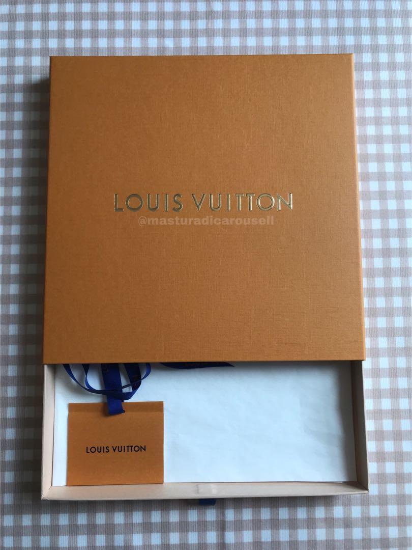 AUTHENTIC LOUIS VUITTON VINTAGE EPI GIFT SCARF BOX STORAGE FASHION DISPLAY   eBay