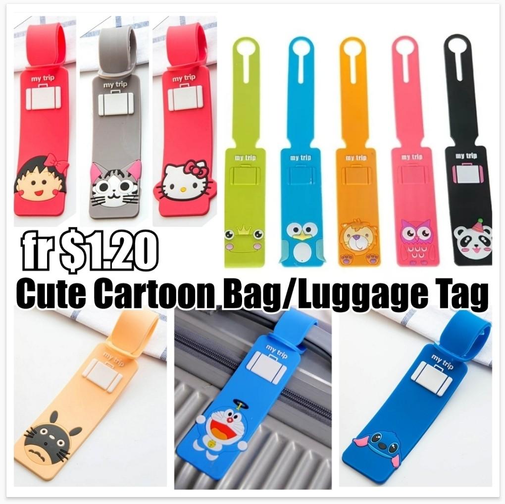 Luggage Tag Korean Style, Name Tag, Bag Tag, Baggage Tag, School Bag