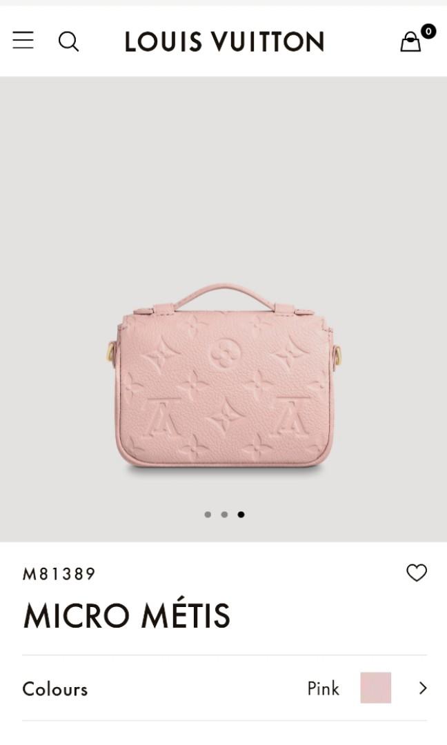 Louis vuitton metis rosa top