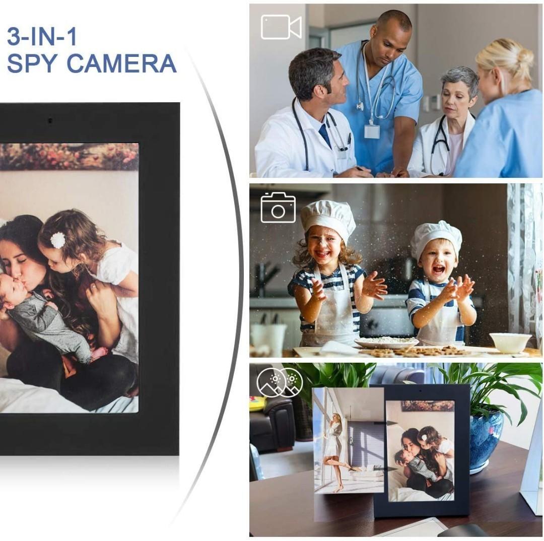 (M8186) Photo Frame Hidden Camera, Mini Spy Camera Picture Frame Camera