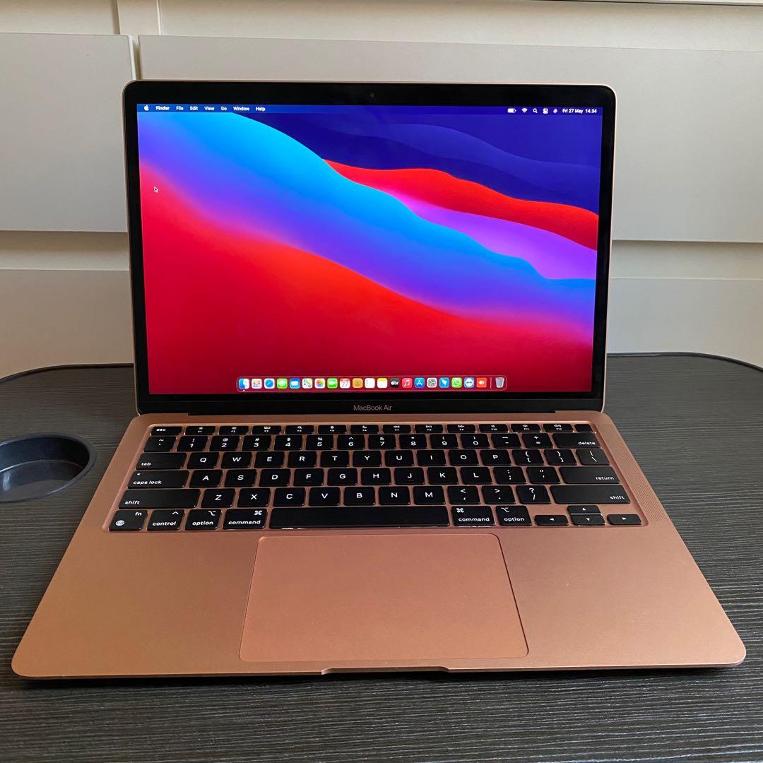 Macbook Air M1 Gold 256gb iBox, Elektronik, Komputer, Laptop di