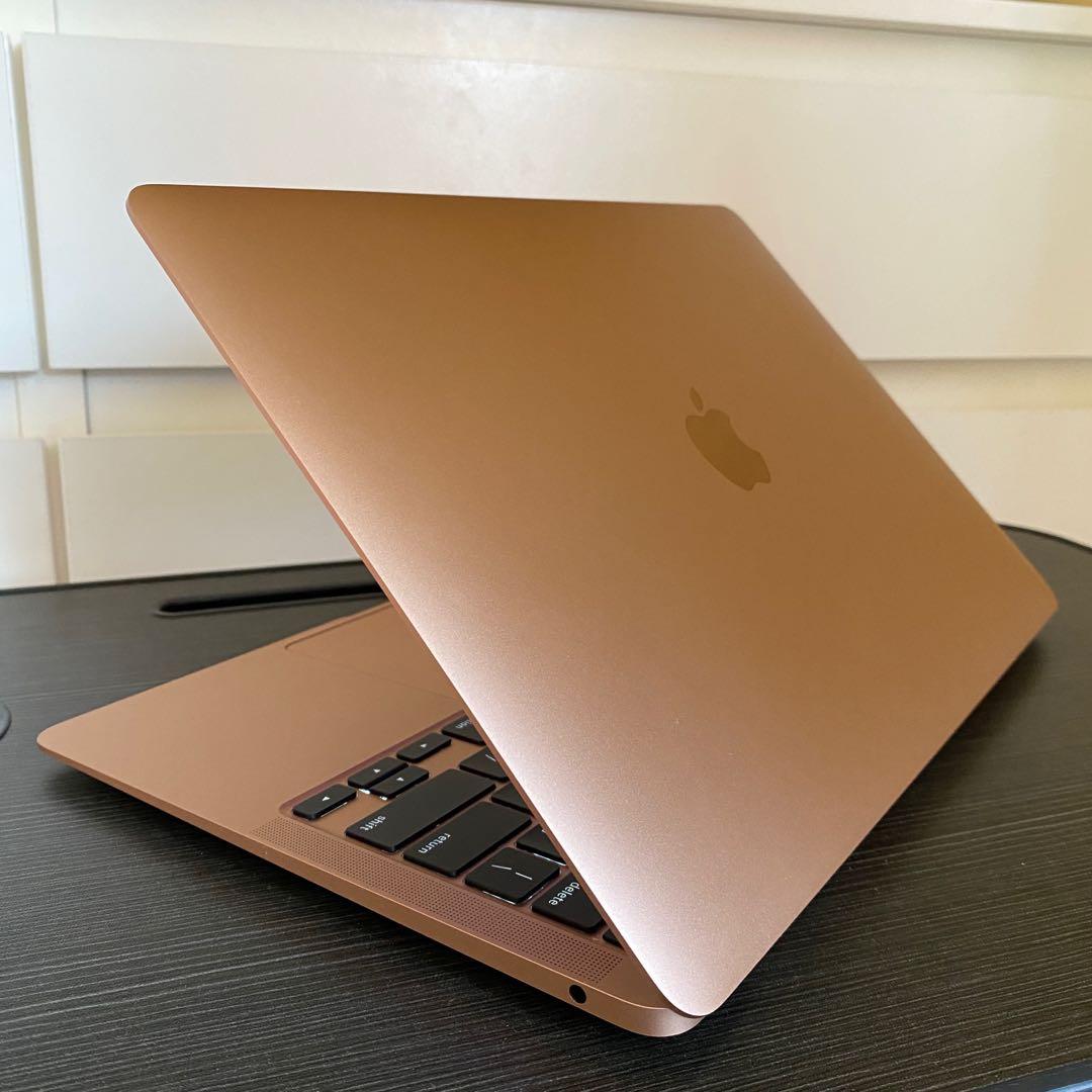 Macbook Air M1 Gold 256gb iBox, Elektronik, Komputer, Laptop di