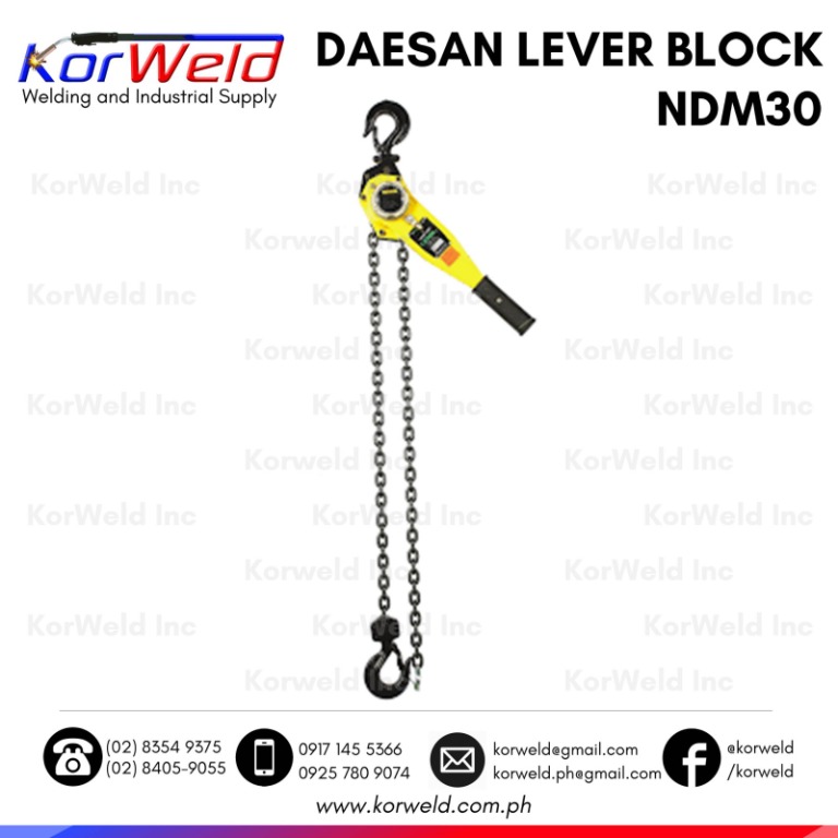 Manual Rachet Lever Block, Commercial & Industrial, Construction Tools ...
