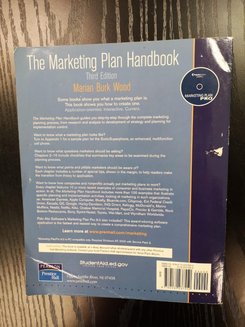 Marketing plan handbook, Hobbies & Toys, Books & Magazines, Textbooks