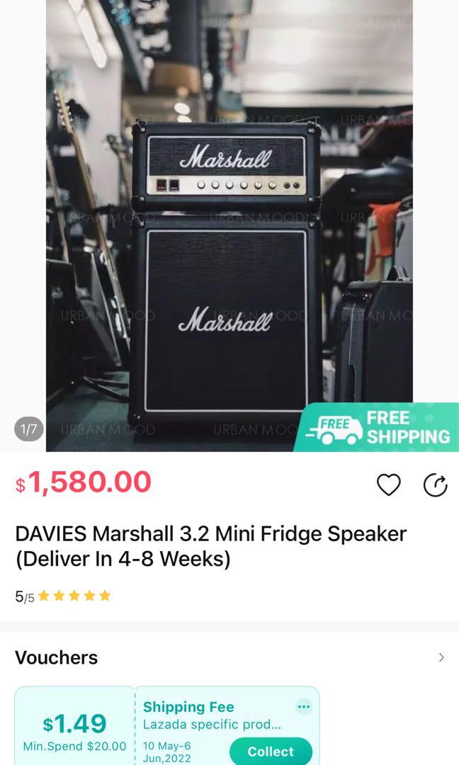 marshall fridge freezer