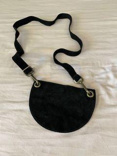 MARTIN MARGIELA MM6 Sling Mini Bag In Suede Leather