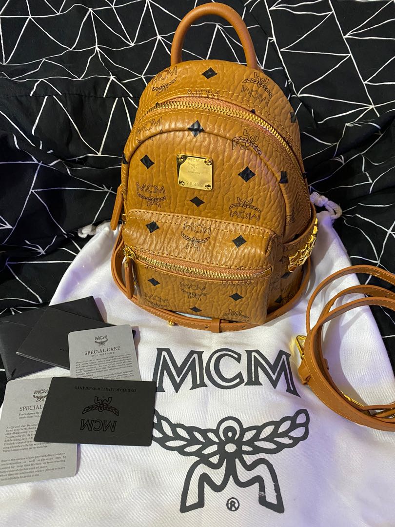 MCM Bebe Boo Backpack, Luxury, Bags & Wallets on Carousell
