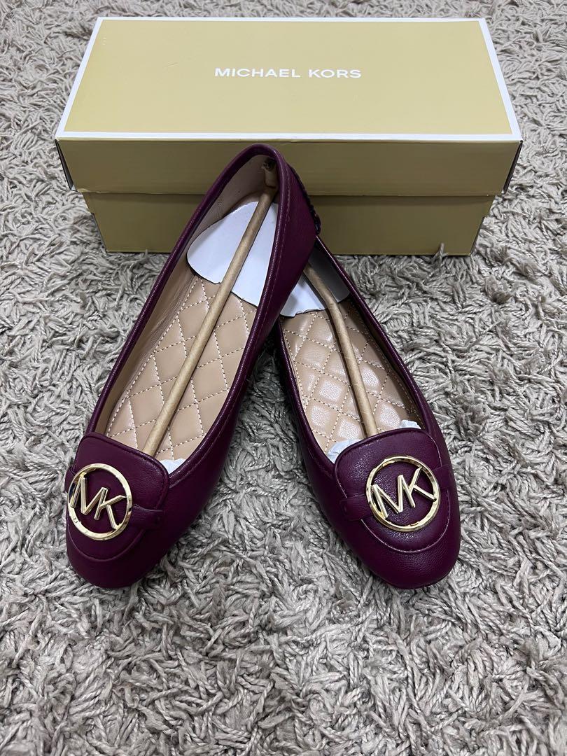 Michael kors flats purple hotsell