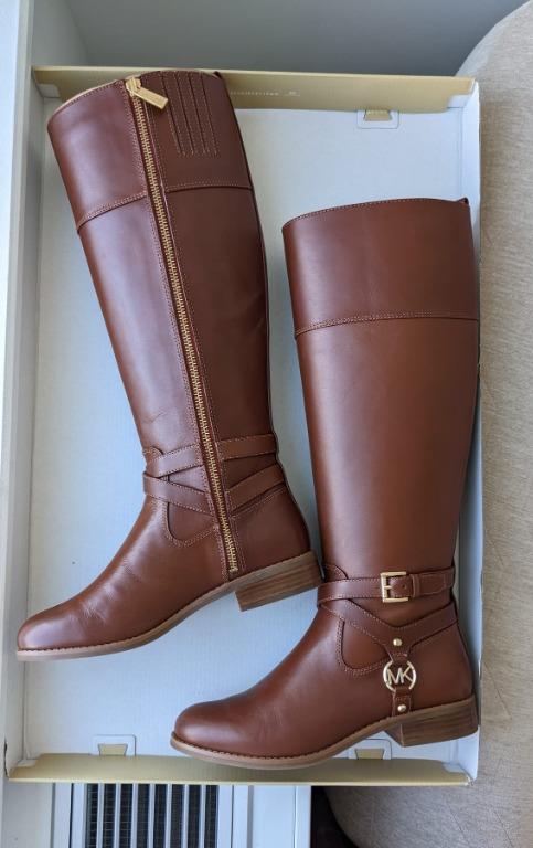 Michael kors 2024 preston boots chestnut