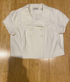 Miss shop short sleeve crop jacket size 8