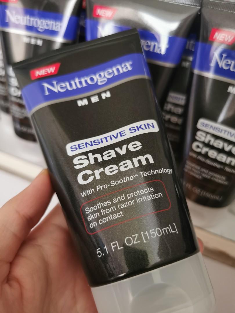 NEUTROGENA MEN SHAVE CREAM SENSITIVE SKIN / shaving cream, Beauty