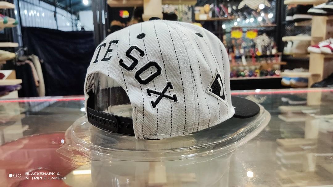 New Era Chicago White Sox 9FIFTY Black & White Snapback Hat