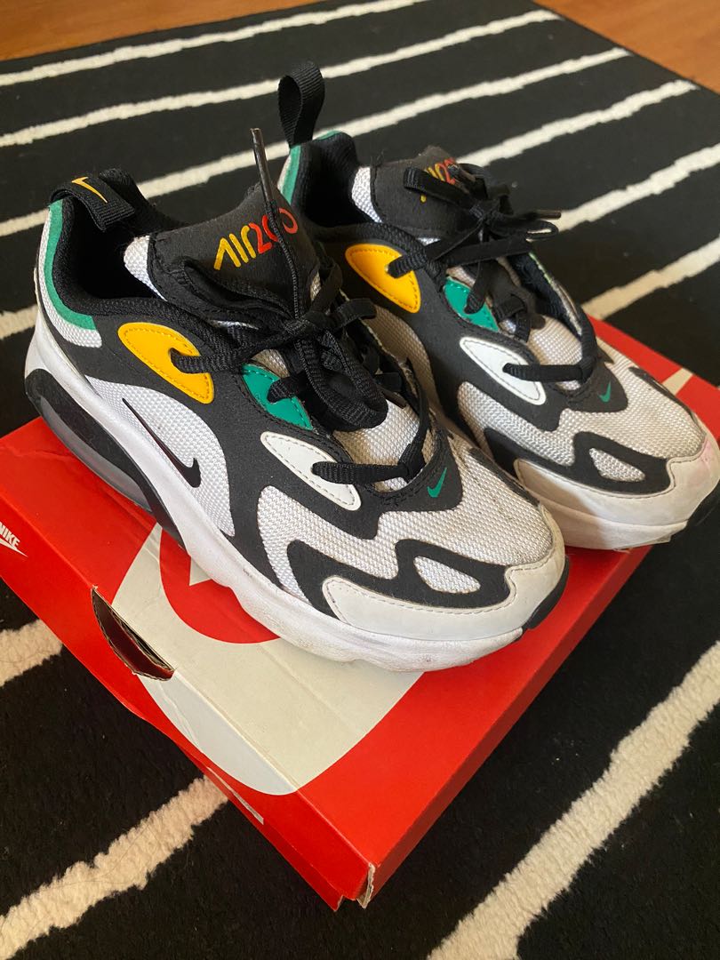 nike air max 200 kids black