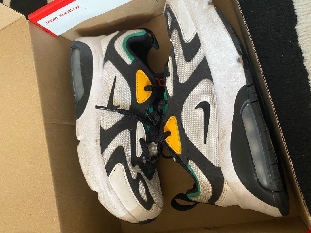 nike air max 200 kids black