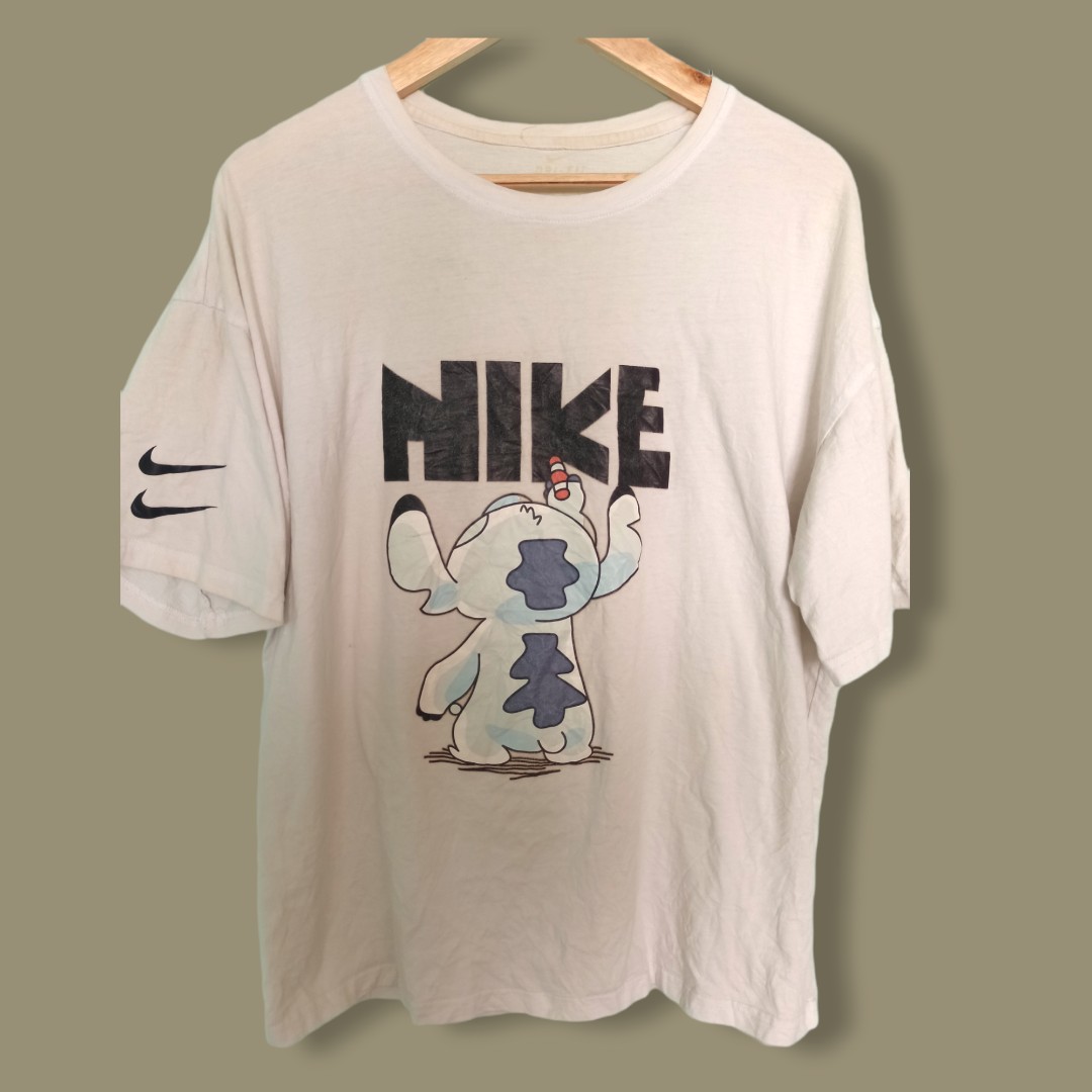 double swoosh nike t shirt