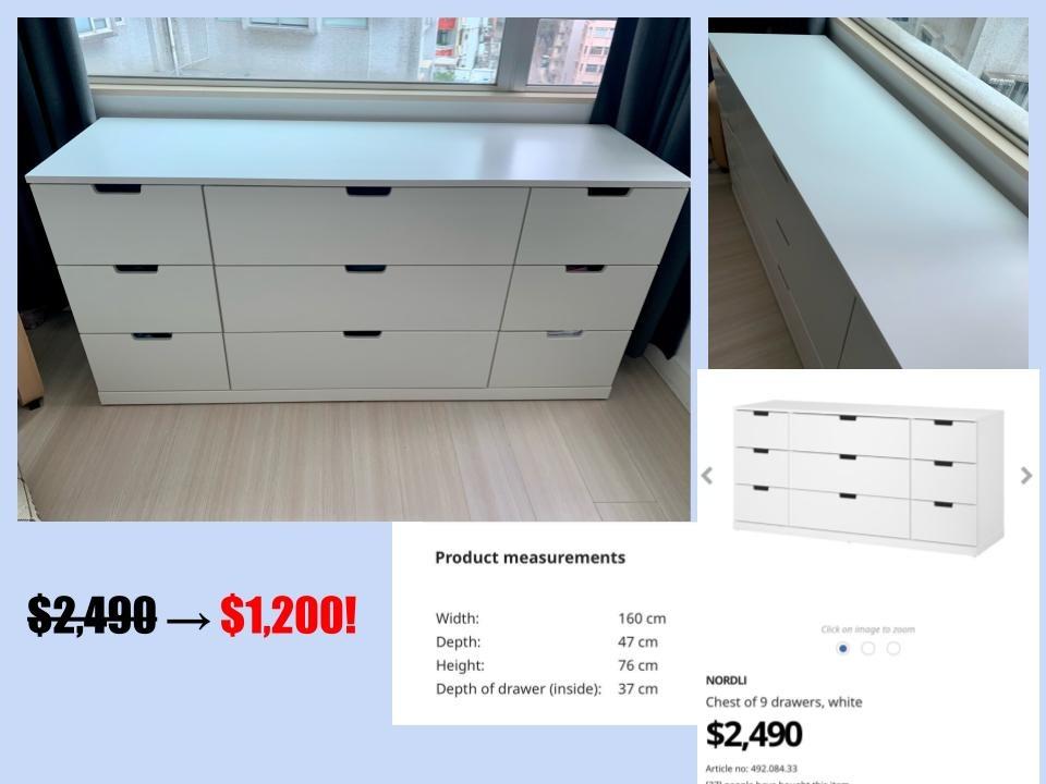 Nordli 9 shop drawer dresser