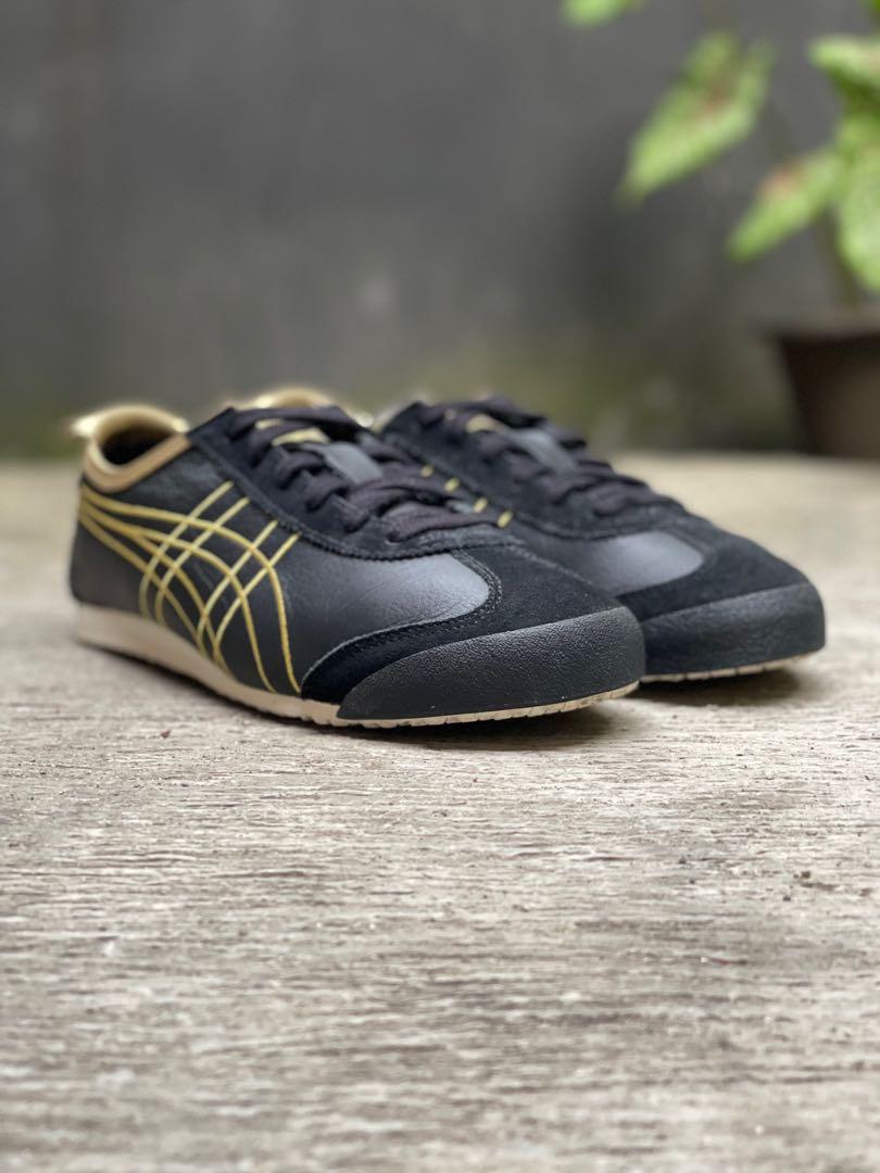 onitsuka tiger mexico 66 black slip on