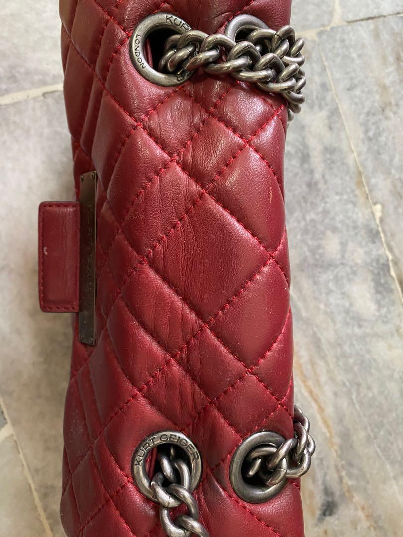 Kurt geiger red best sale bag